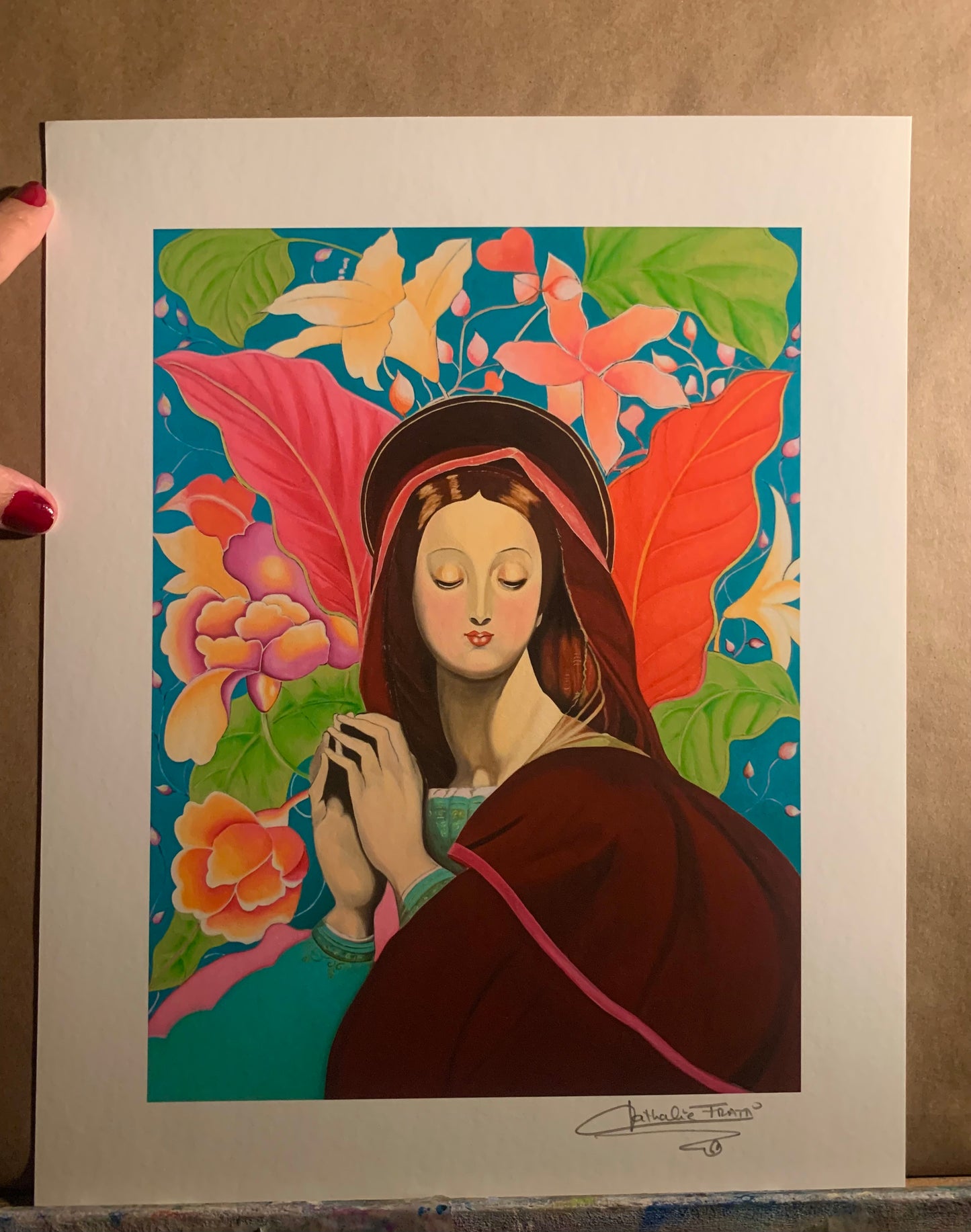 Madonna with Flowers