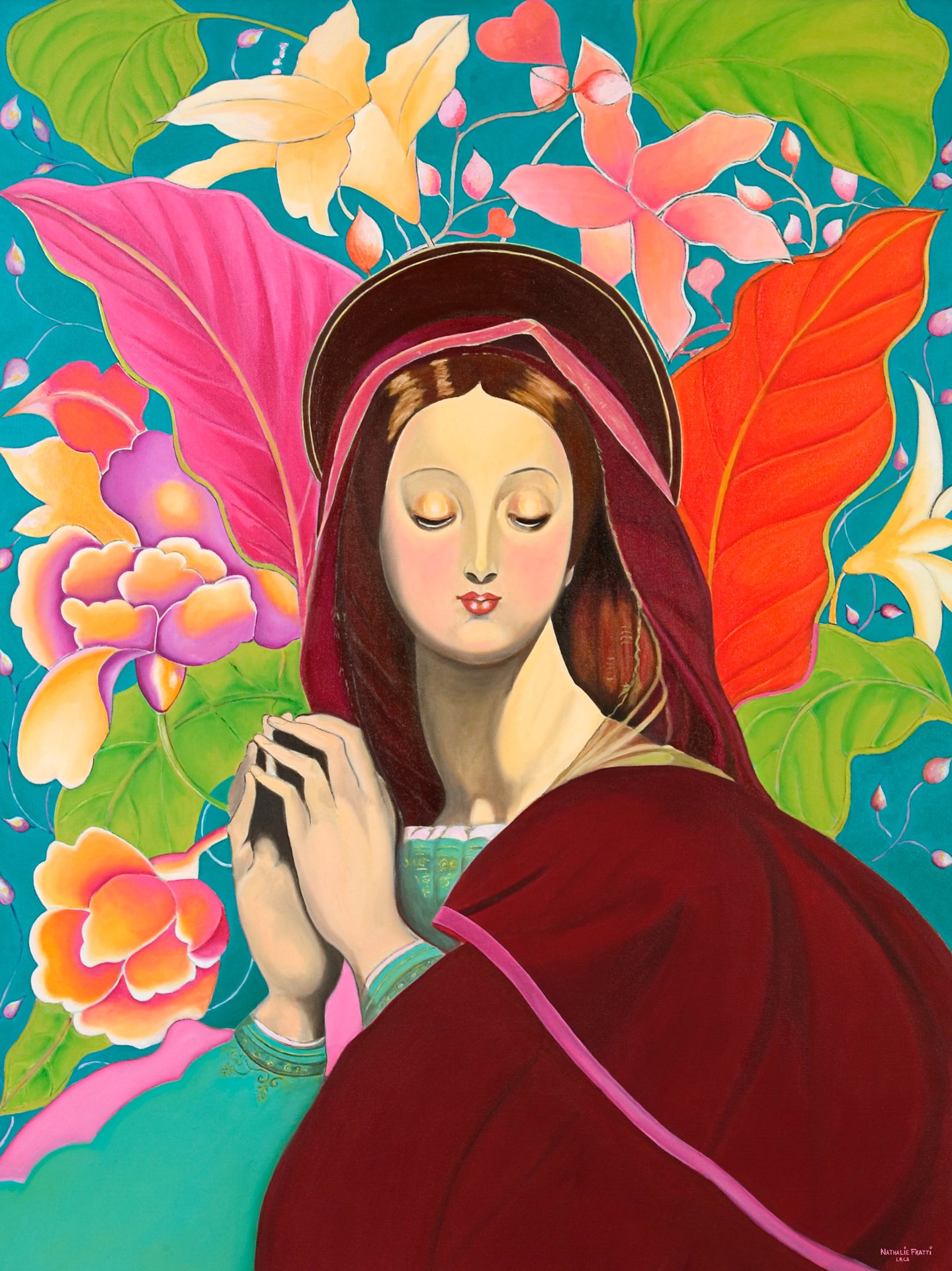 Madonna with Flowers